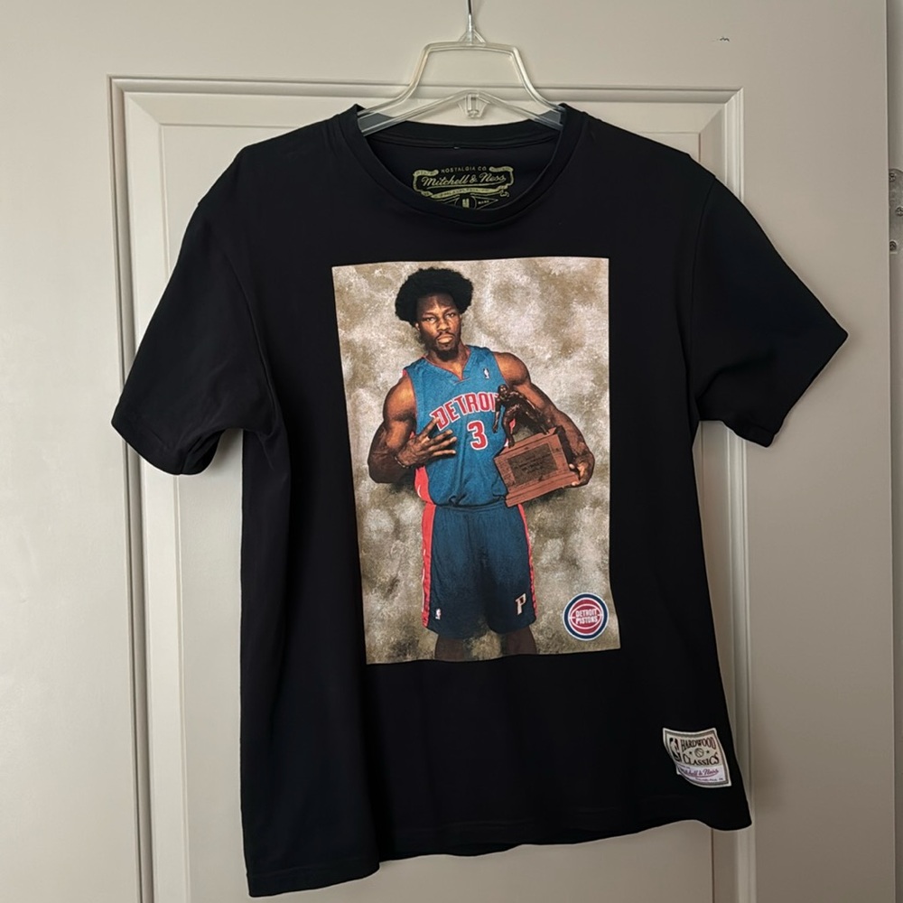 Ben Wallace Mitchell & Ness Pistons Sz M